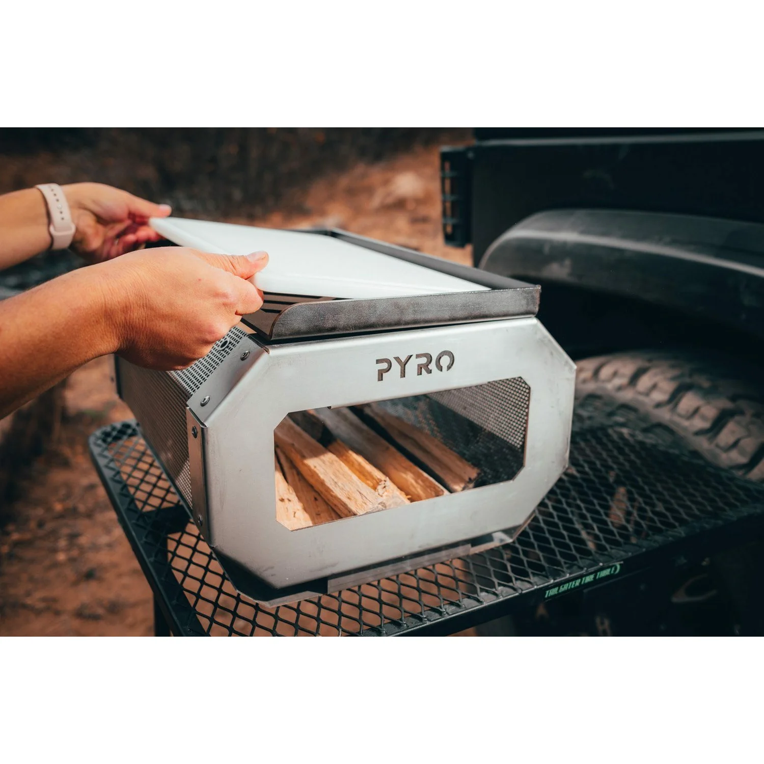 Pyro Camp Fire Pit + Grill Kit - Image 12